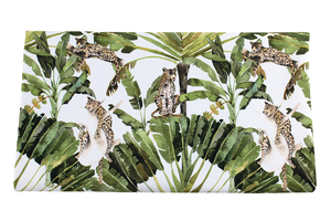 Waterproof fabric - jungle - leopards