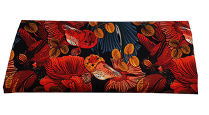 Waterproof fabric - red fish