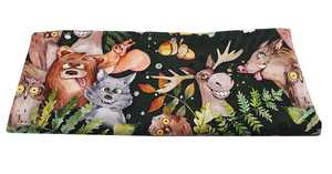 Crazy animals from the forest  - jersey digital print  