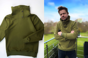 Igor blouse - pattern for a men's sweatshirt - sizes S - XXXL  (1)