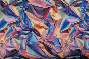 Waterproof fabric - Pink foil 