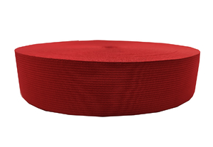 Gomme tricotée 40mm rouge