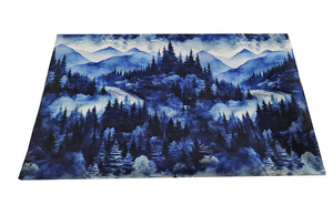 Waterproof fabric - Blue mountains