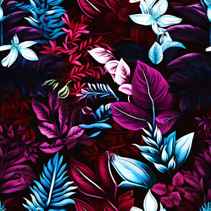 Purple flowers - sweatshirt - digital print    
