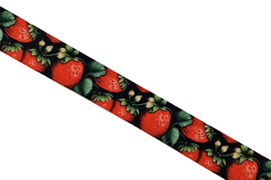 Trägerband haut - Erdbeeren  - 30mm        