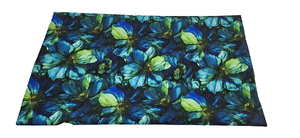 Wasserdichtes Gewebe -  magical flowers - blue flowers