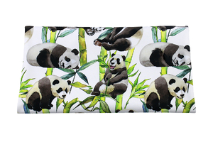 Softshell - Pandas sur blanc (1)
