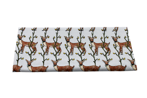 Roe-deer - cotton fabric  
