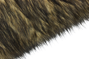 Artificial brown fur 