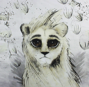 Panneau d'oreiller - Mojo Graffi - lion Arlo