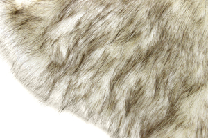 Artificial fur cream, ecru 