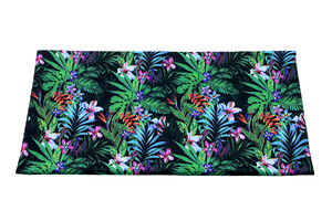 Fleurs dans la jungle - Lycra pour maillots de bain