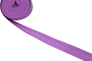 Ruban de coton - violet clair