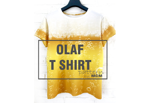 Olaf T-shirt - pattern for a male T shirt S - XXL 