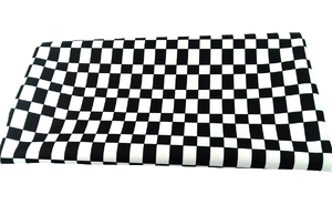 Waterproof fabric - a pattern complementing the checkered pattern 