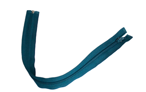 Spiral zipper - split - 45 cm - emerald 