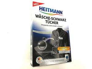 Heitmann Wäsche-Schwarz Tücher - 8 Stück

