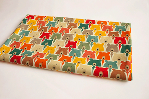 Teddy bears - cotton fabric 