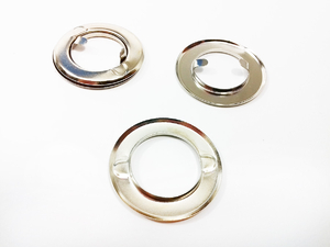 Self-locking eyelets ideal for O'bag - 21 mm - silver 
