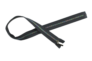 Zipper cuboid - rainbow - gray 70 cm 