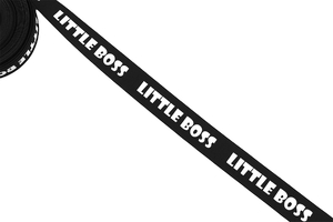 Streifenband - Little Boss - schwarz