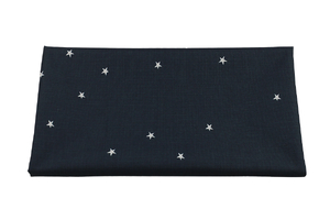 Waterproof fabric - small stars on navy blue - a complement to the teddy bear on the moon