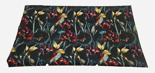 Tkanina wodoodporna - magical flowers - burgundowe tulipany.jpg